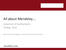 All about Mendeley
