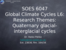 L6_Research themes, Quaternary glacial-interglacial records