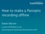 Camtasia video